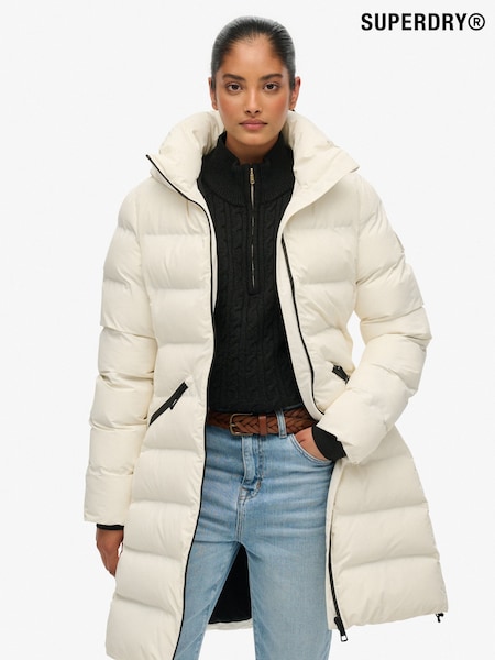 Superdry Cream City Mid Padded Jacket (W23740) | €182