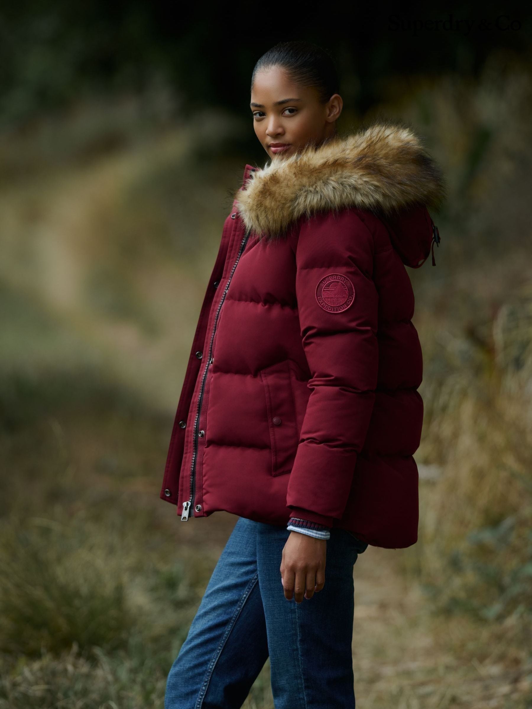Superdry Code Womens Superdry Everest Parka Winter Coat Superdry