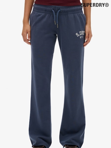 Superdry Blue Athletic Emb Flare Joggers (W23759) | 198 QAR