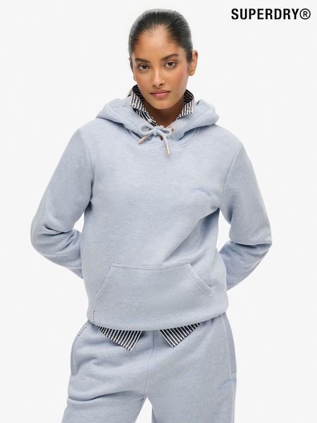 Superdry Blue Essential Logo Emb Hoodie (W23784) | €68