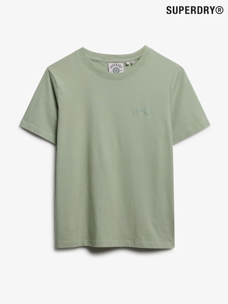 Superdry Green Essential Logo Embroidered T-Shirt (W23793) | €26