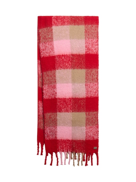 Superdry Pink Check Patterned Scarf (W23814) | 198 QAR