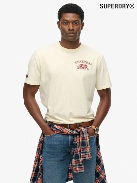 Superdry White Trade Tools Oversized T-Shirt (W23845) | 148 QAR