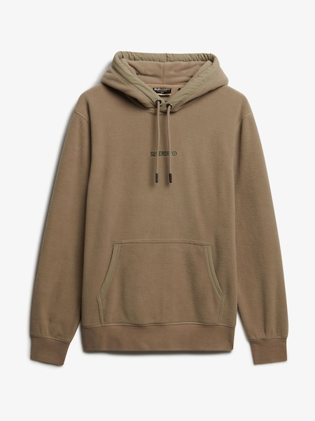 Superdry Natural Micro Logo Fleece Hoodie (W23881) | €91