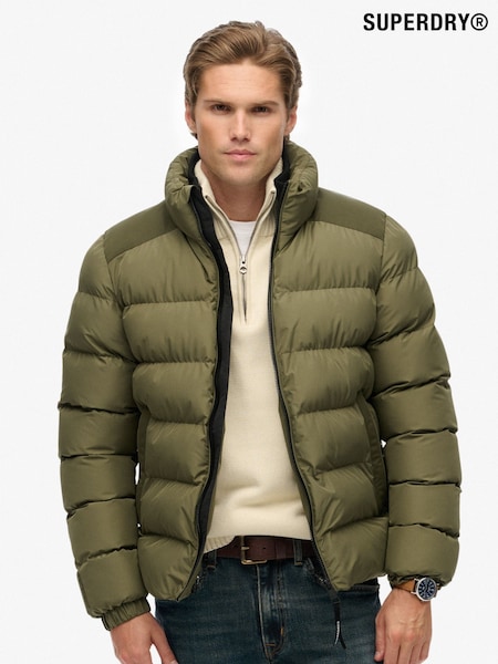 Superdry Green Sports Puffer Jacket (W23903) | €130