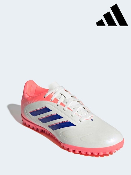 adidas White/Blue Adult Copa Pure 3 Club Turf Boots (W23919) | €64