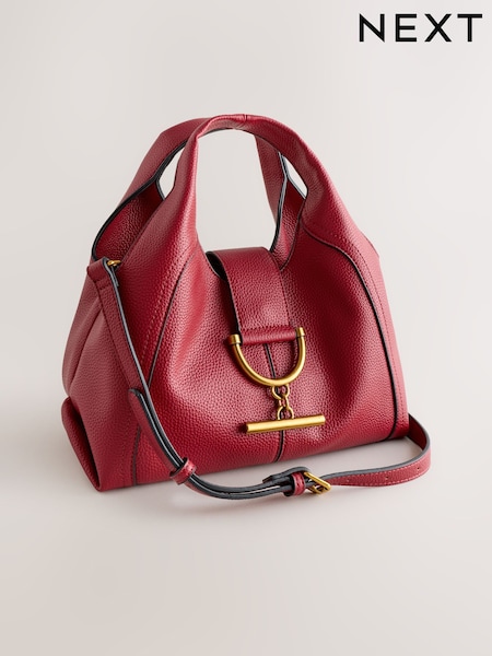Red Mini Compartment Hand Held Bag (W23989) | €41