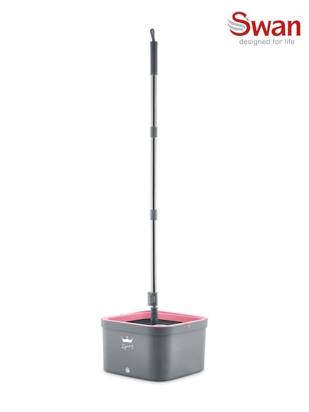 Swan Pink Tv's Queen of Clean Turbo Spin Mop (W24026) | €40