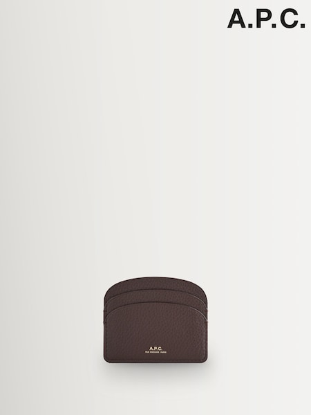 A.P.C. Black Half-Moon Card Holder (W24037) | € 200
