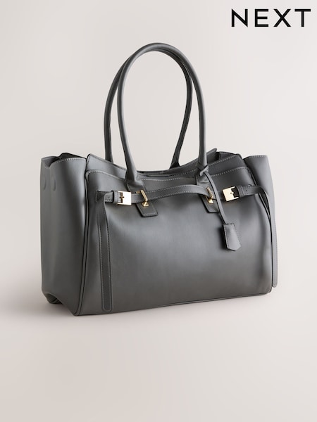 Gris - Buckle Shoulder Bag (W24092) | 52 €