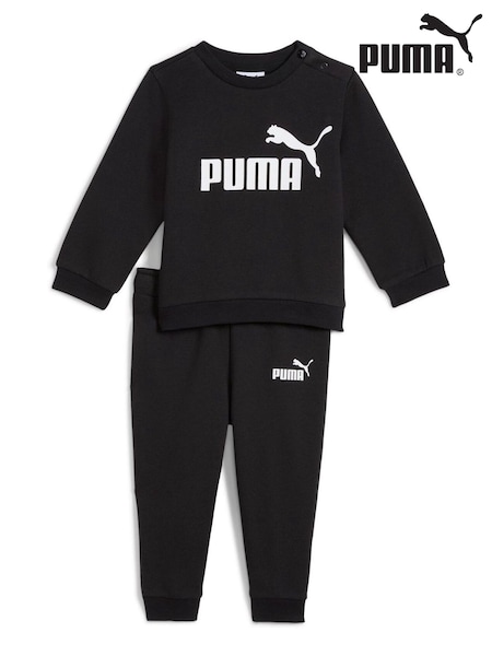 Negru - Puma Bebeluș Toddler Minicats Essentials Guler rotund Set (W24109) | 209 LEI