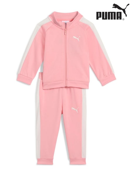Puma Pink Baby Toddler Minicats T7 Always On Tracksuit (W24116) | €50