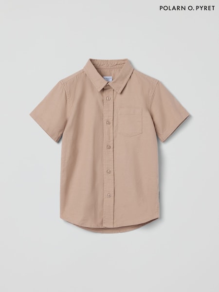 Polarn O. Pyret Natural Cotton Striped Shirt (W24247) | €32
