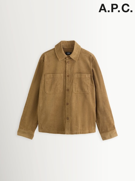 A.P.C. Brown Leon Surchemise Jacket (W24363) | R$ 2.615