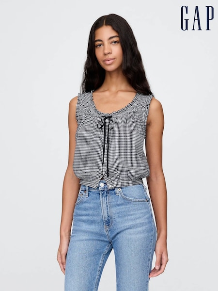Gap DÔEN Gingham Cropped Tank Top (W24417) | 71 €