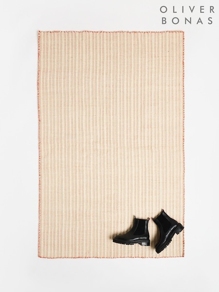 Oliver Bonas Cream Cereza Wool Blend Rug (W24499) | €204