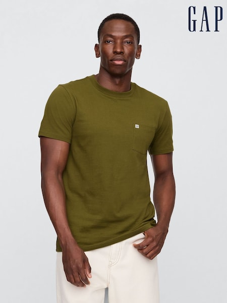 Gap Green Pocket T-Shirt (W24568) | €18
