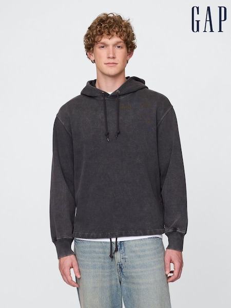 Gap Washed Black Logo Hoodie (W24573) | €98