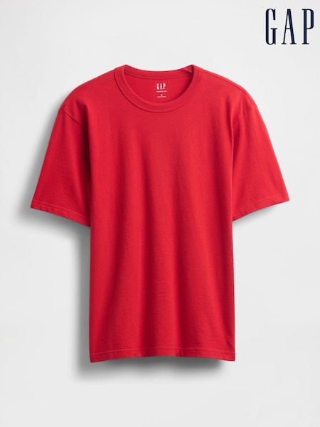 Gap Red Original Short Sleeve T-Shirt (W24577) | €20.50