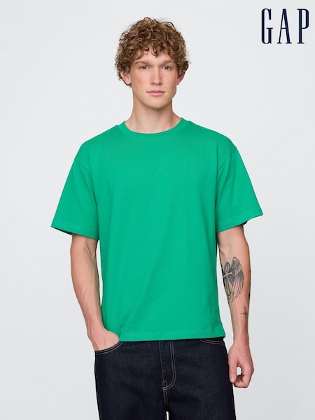 Gap Green World Logo Short Sleeve T-Shirt (W24579) | €43
