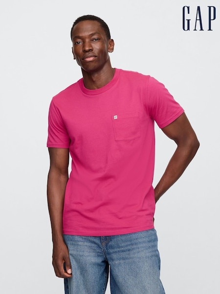 Gap Pink Pocket T-Shirt (W24586) | €18