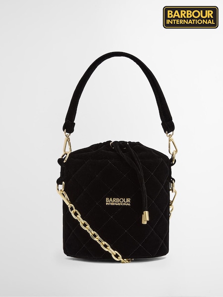 Barbour® International Mini Balham Black Tot Bag (W24626) | €108