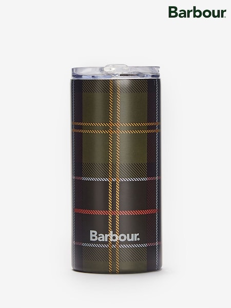 Barbour® Green Tartam Travel Cup (W24654) | €25