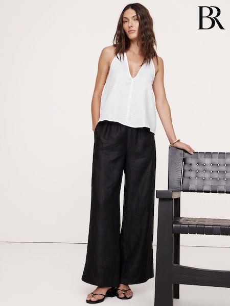 Blanco - Banana Republic Linen Halter Top (W24677) | 85 €