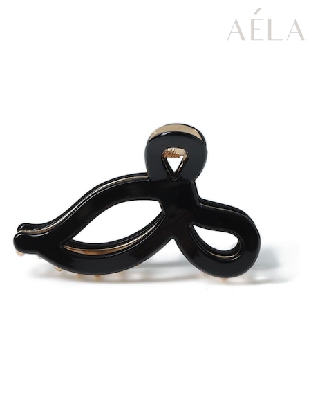 Aela Black Bow Hair Claw (W24816) | € 16