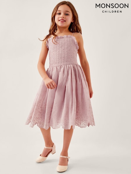 Monsoon Clementine Strappy Broderie Dress (W24983) | 357 LEI - 432 LEI