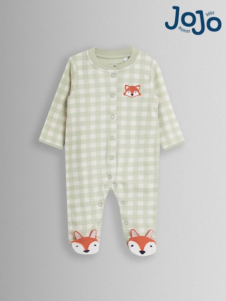 JoJo Maman Bébé Green Sleepsuit (W25133) | AED128