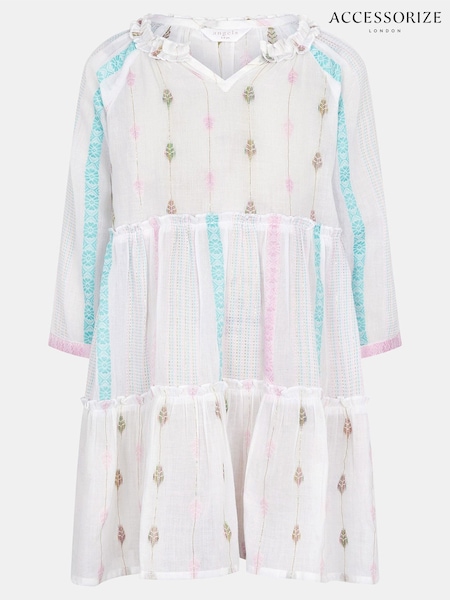 Accessorize Girls Mini Me Jacquard 100% Cotton Dress (W25195) | 186 LEI - 194 LEI