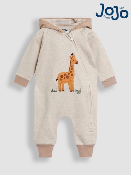 JoJo Maman Bébé Natural Appliqué Hooded All in One (W25200) | R$ 275 - R$ 285