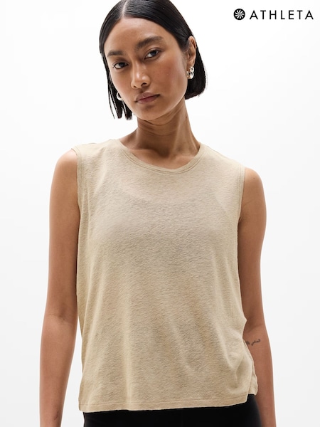 Athleta Brown Momentum Seamless Tank Top (W25304) | €42