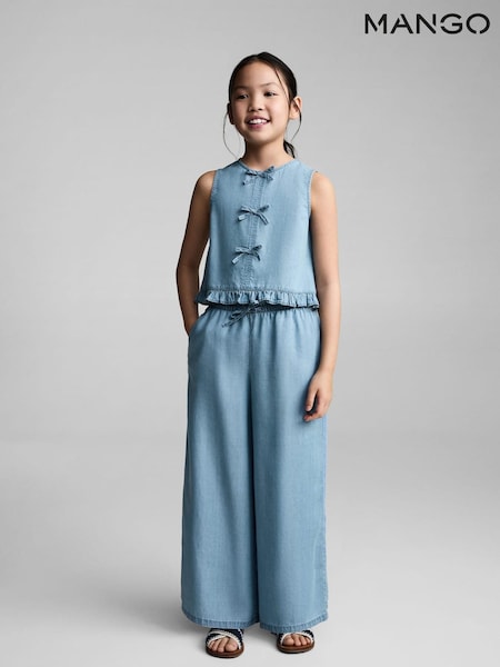 Mango Blue Elsa Trousers (W25317) | €29
