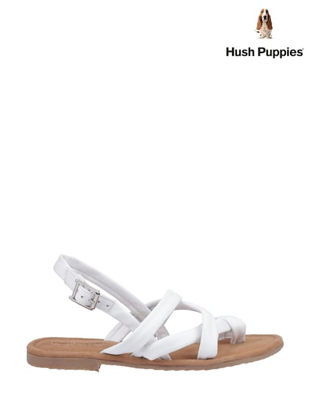 Alb - Sandale Hush Puppies Hope (W25412) | 343 LEI