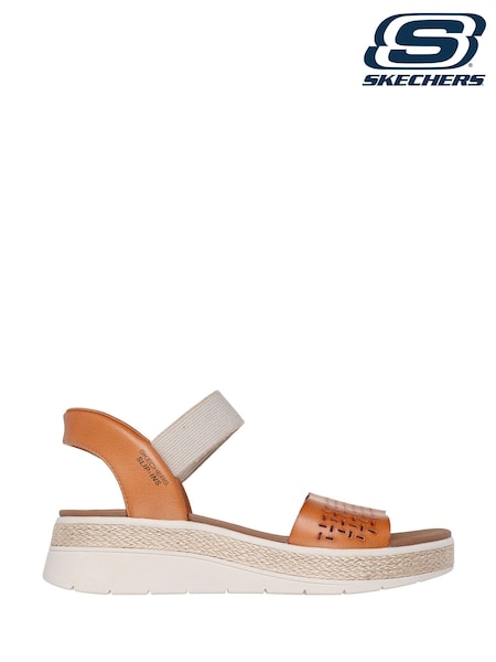 Skechers Brown Gold Bobs Sun Ray Slip In Sandals (W25416) | R$ 630