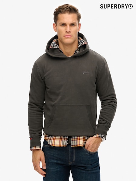 Superdry Black Essential Logo 100% Cotton Hoodie (W25523) | R$ 495
