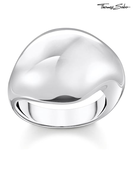 Thomas Sabo Silver Tone Timeless Shapes Drop Ring (W25700) | €173