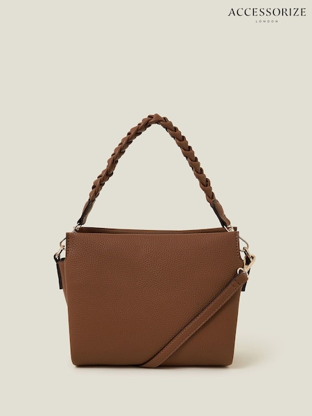 Accessorize Braid Strap Faux Leather Cross-Body Bag (W25723) | € 46