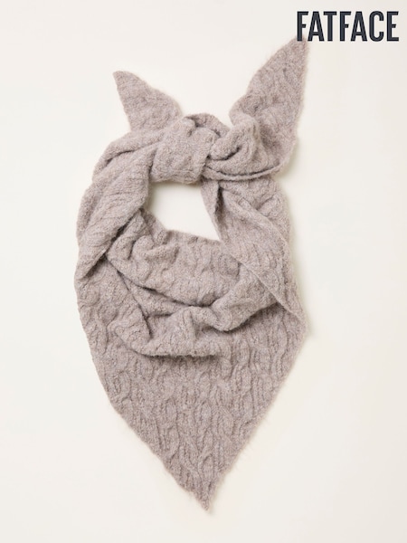 FatFace Oatmeal Cable Shawl (W25864) | R$ 390