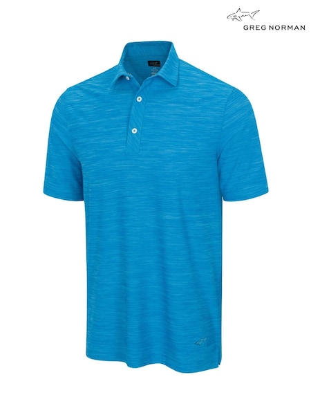 Greg Norman Mens ML75 Chip Heather Ultra-Stretch Golf Polo Shirt (W26008) | €44