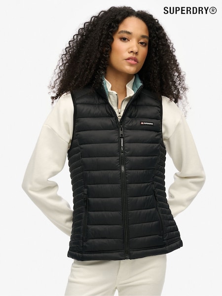 Черный - Superdry Fuji Lite Padded Gilet (W26068) | €114