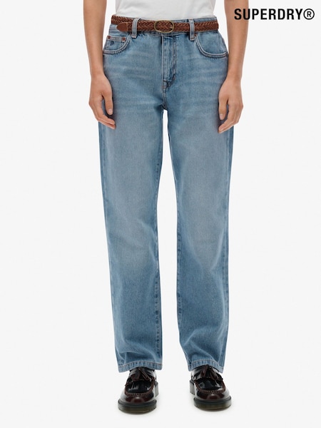 Superdry Blue Mid Rise Straight Jeans (W26243) | €84