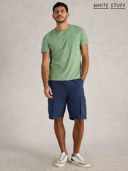 White Stuff Blue Callington Cargo Shorts (W26332) | ₪287