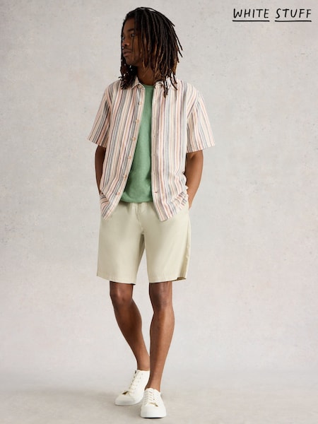 White Stuff Multi Keswick Stripe Linen Shirt (W26335) | €69