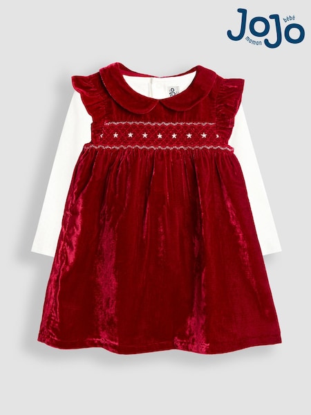 JoJo Maman Bébé Red Dress (W26439) | AED198 - AED210