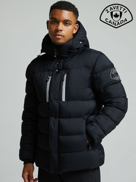 Zavetti Canada Atlin 2.0 Puffer Black Jacket (W26508) | €146