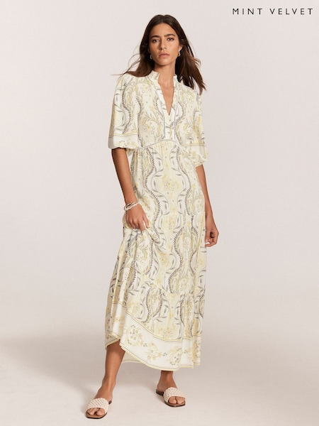 Mint Velvet Floral Print Maxi Dress (W26581) | 1,043 LEI