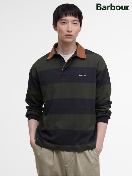 Barbour® Black Newclose OS Rugby Shirt (W26611) | €127.50